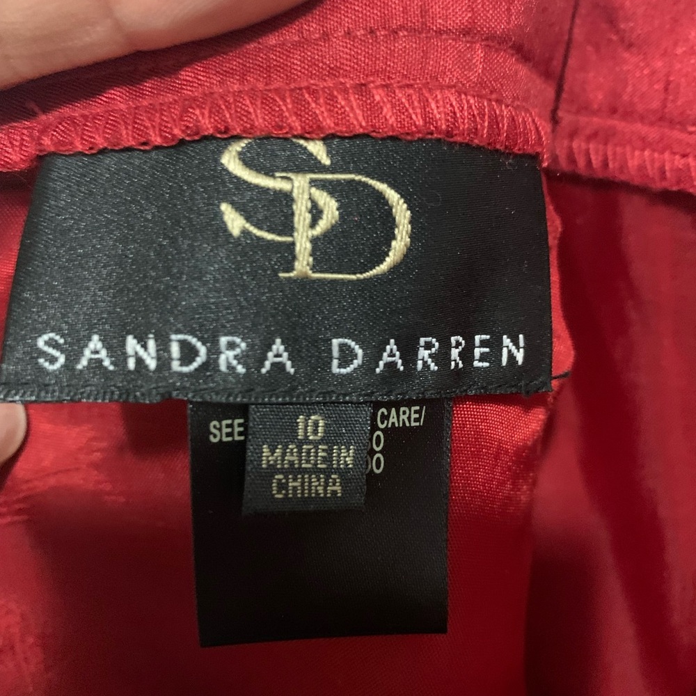 Red Mid-Length Skirt - Picture 3 of 4